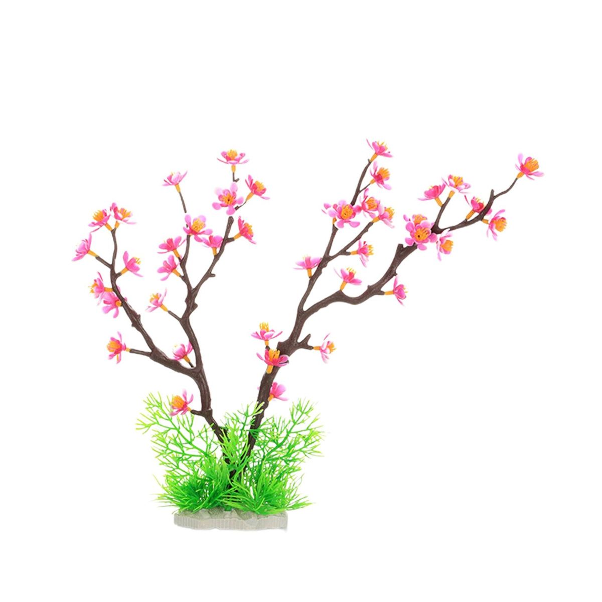 Aquatics Plants Simulated Aquatic Plants Fish Tank Landscaping White Purple