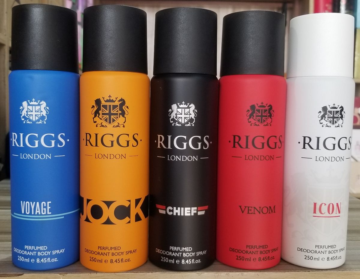 RIGGS BODY SPRAY 250ML X 5pcs