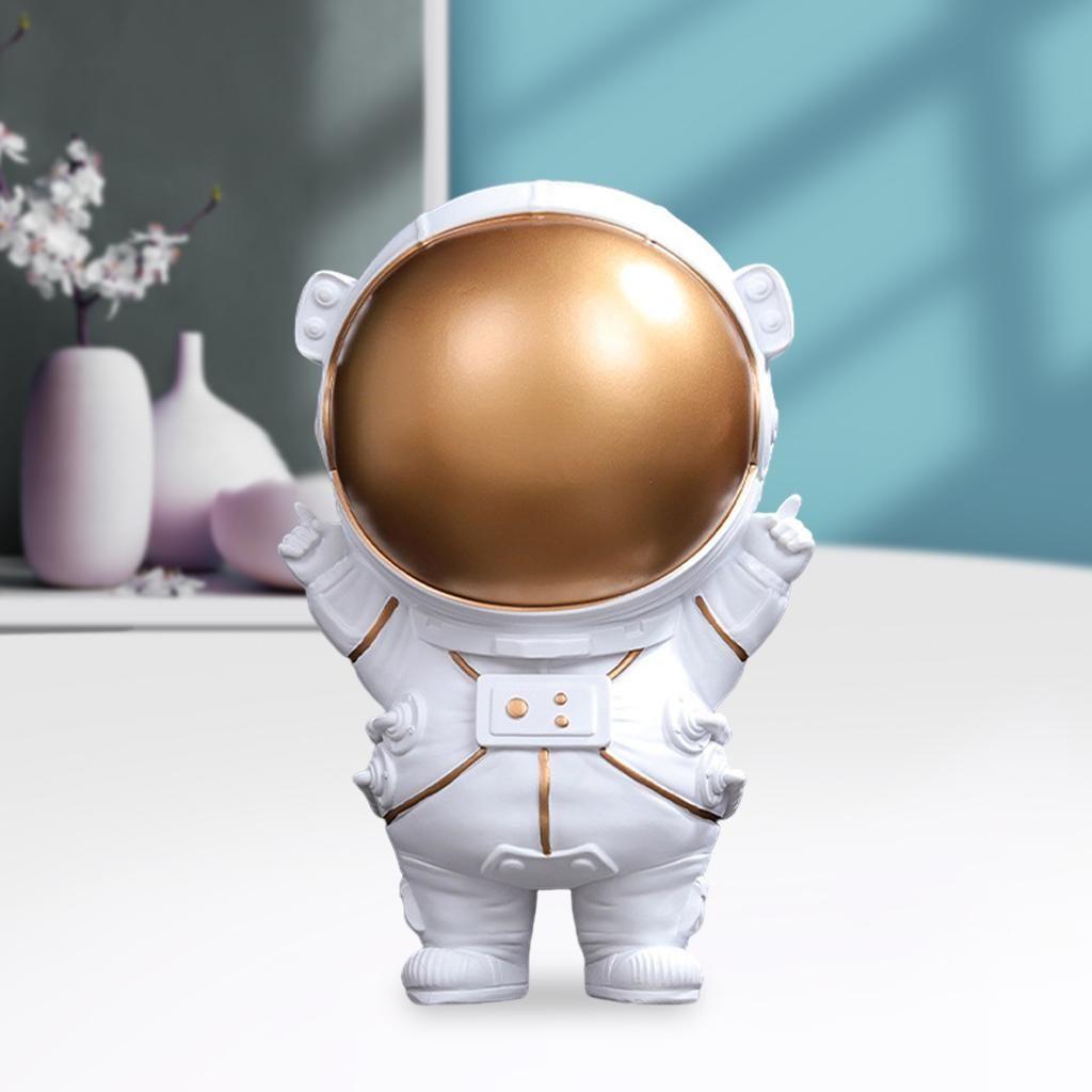 Astronaut Figurines Desktop Bedroom TV Shelf Ornament Stand S
