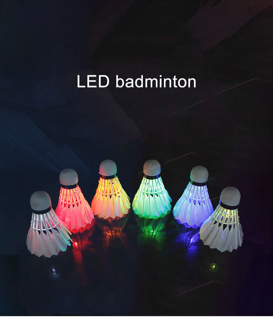 6Pcs Lighting Badminton Foam Ball