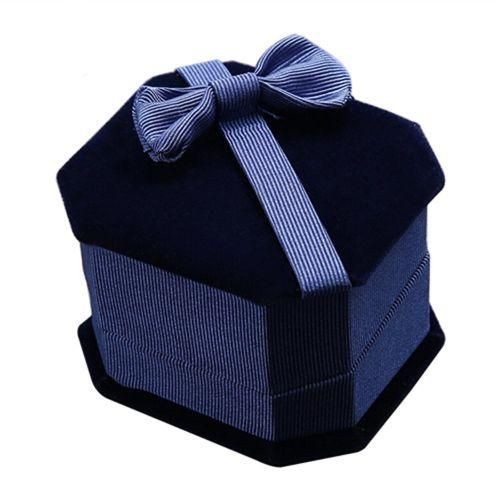 Jewelry Gift Box Ring Storage Bowknot Earring Display Case