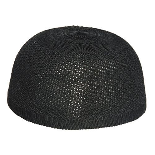 Men Embroidery Muslim Islamic Prayer Skull Beanie Cap Hats