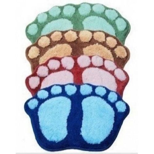 Big Foot Bathroom Indoor Fluffy Foot Mat - 4(Piece)