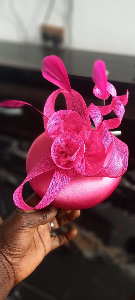 Fuchsia Pink Fascinator