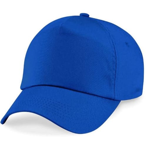 Plain Royal Blue Baseball Face Cap