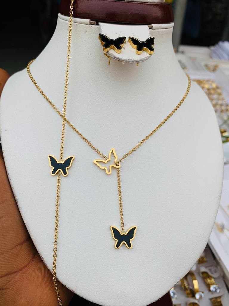 Exquisite Butterfly Jewelry Set Elegant Jewelry For Women Gift For Girls