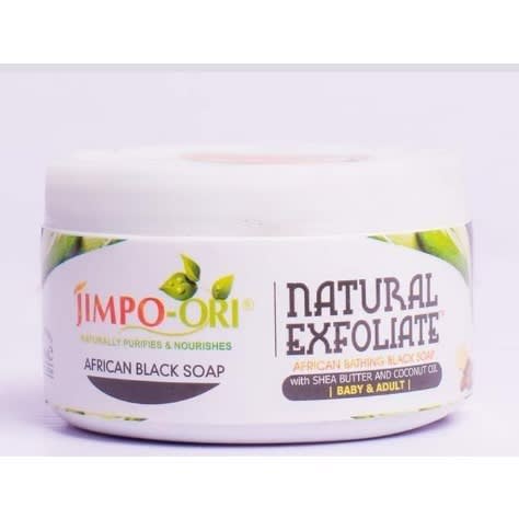 Natural Exfoliate Black Soap 250g