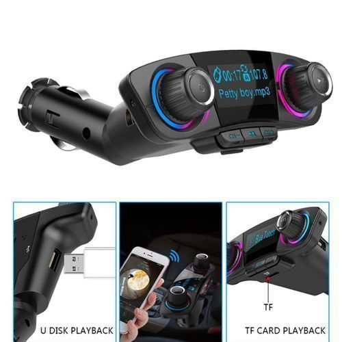 M20 Bluetooth FM Transmitter  Wireless Radio Adapter Smart 3.1A Dual USB Ports