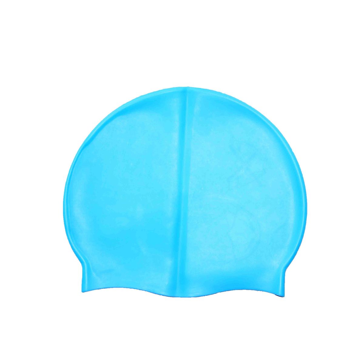 Fitted Silicone Swim Cap -Blue