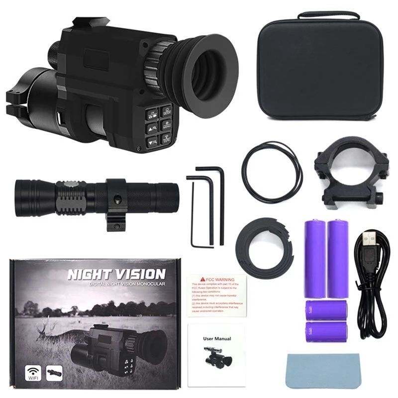 NV-3000 Infrared Monocular Night Vision Telescope WiFi 1080P HD Cameras With Laser Light Photography Videoing
