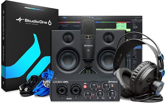 AudioBox 96 Studio USB Recording Bundle With Free Pop Filter