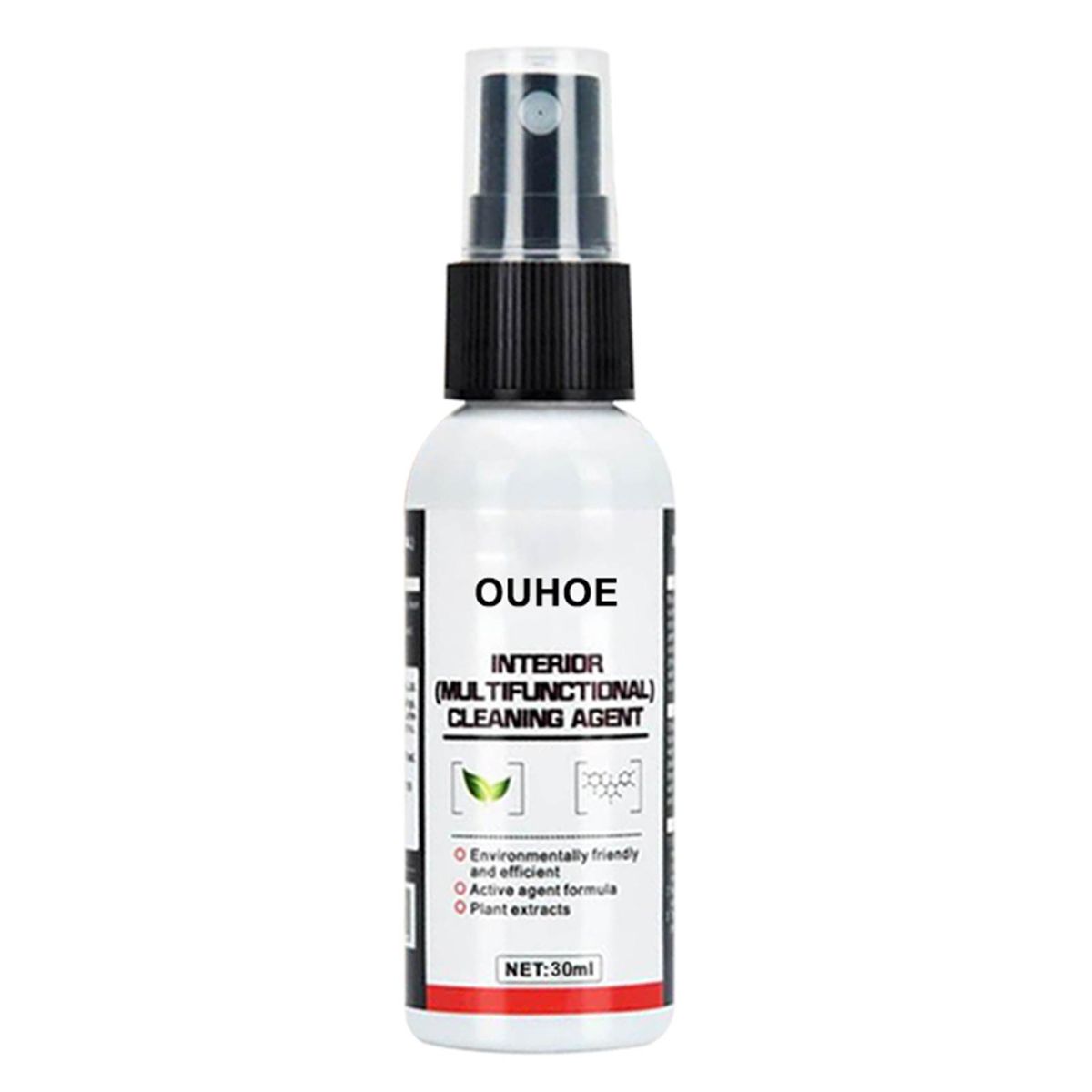 OUHOE 30ml Multifunctional Car Interior Cleaning Agent Automobile Dry Cleaning Detergent