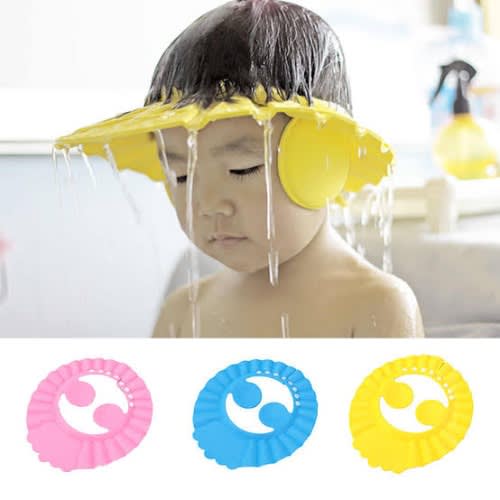 Adjustable Baby Shower Bath Cap - Set Of 3