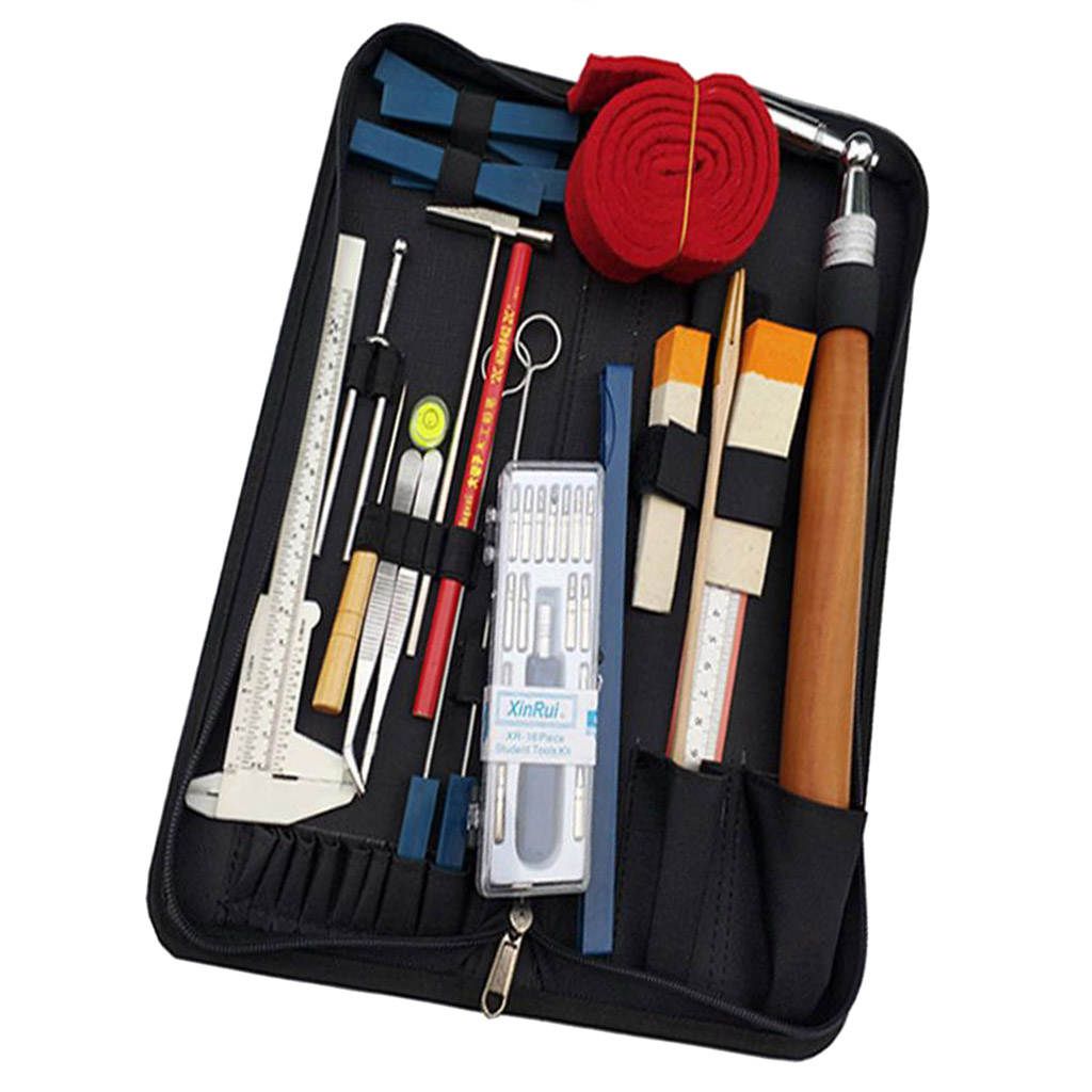 36pcs Professional Piano Tuning Tool Kit Tuner Repair Set With Storage