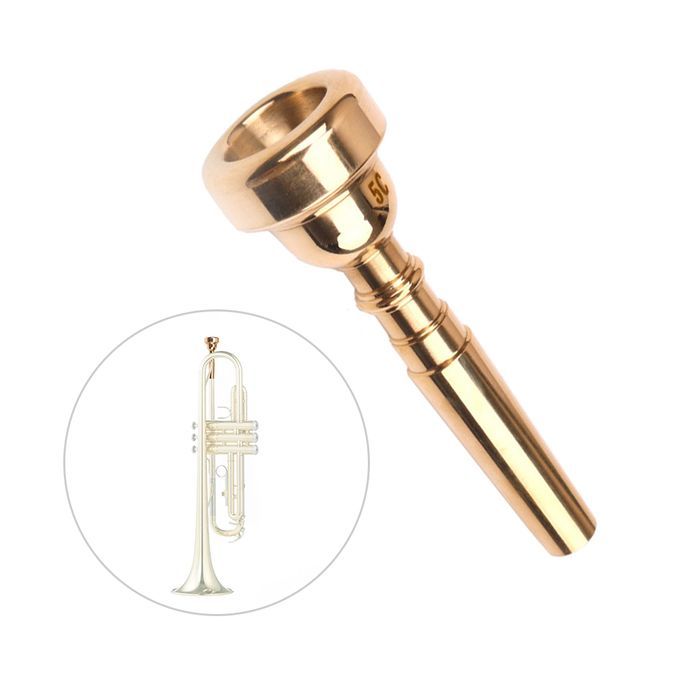 Trumpet Mouthpiece Musical Instrument Accessories Gold-5C