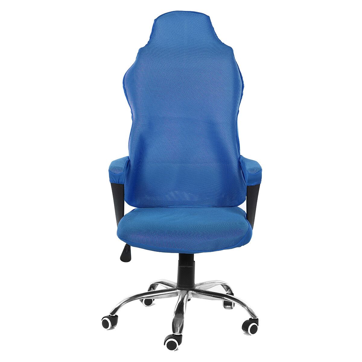 Office Computer Chair Cover Stretchy Remove Armchair Slipcover Seat Cover Home Royal Blue
