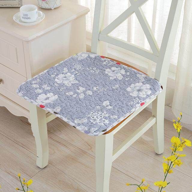 Chair Cushions Four Season Table Mats With Straps Traditional Flower 40 * 40cm