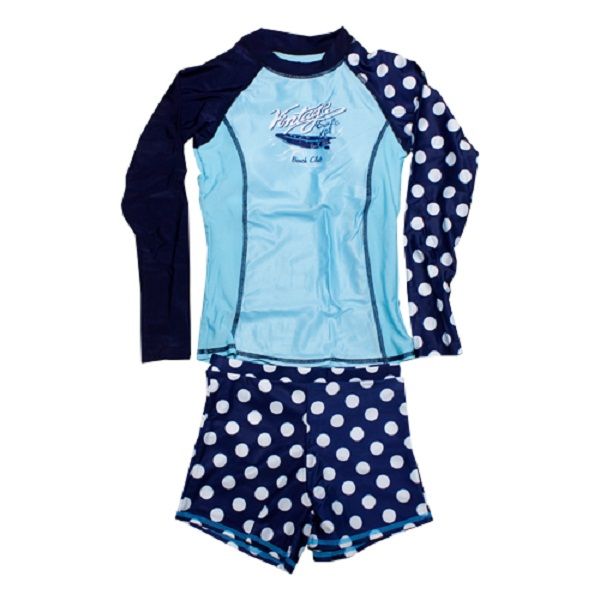 Teenagers Two Pieces, Long Sleeve Swim Suit