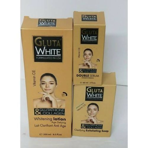 Glutathione, Collagen Age Defying Set - Lotion, Soap, Serum