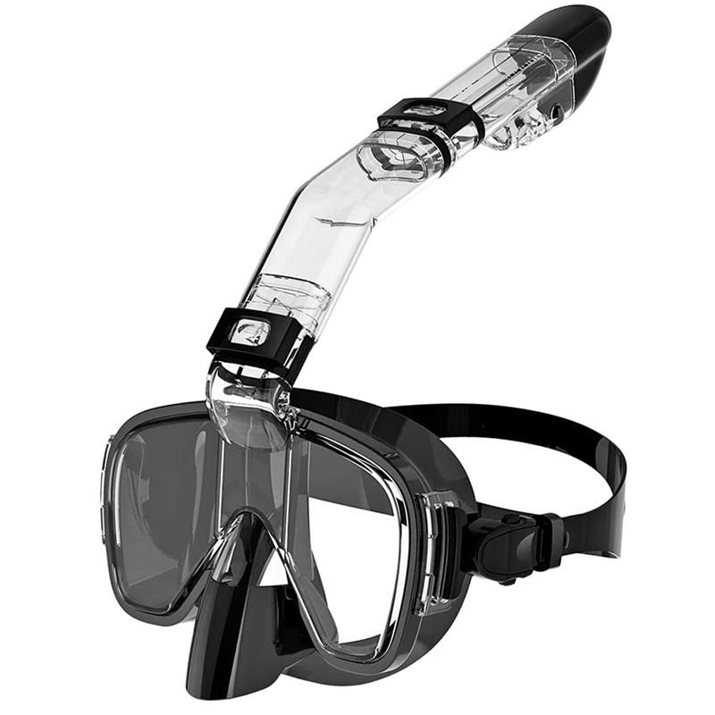 Diving Mask Anti-Fog Snorkel Mask Set with Full Dry for