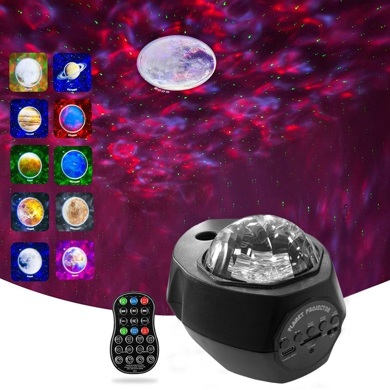 8W Planetary LED Aurora Bluetooth Projection Lights
