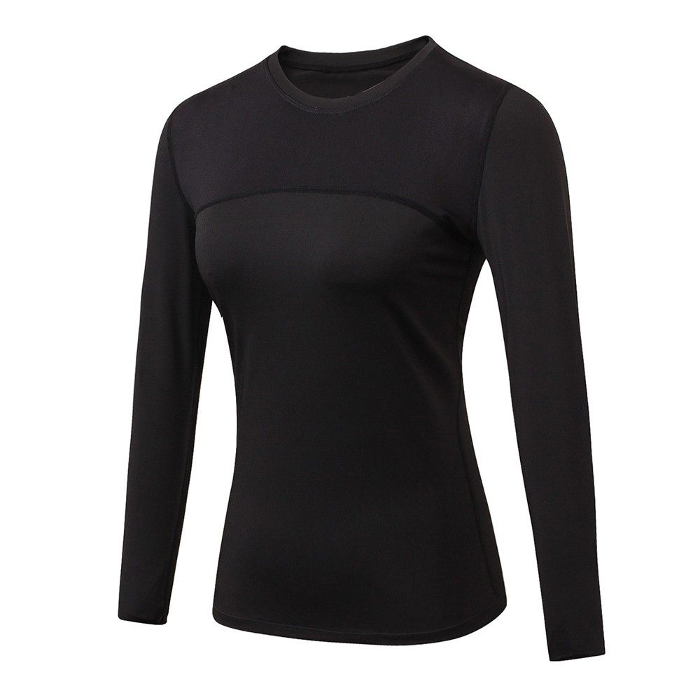 New Women Yoga Tops Sexy Gym Sportswear Fitness Round Neck