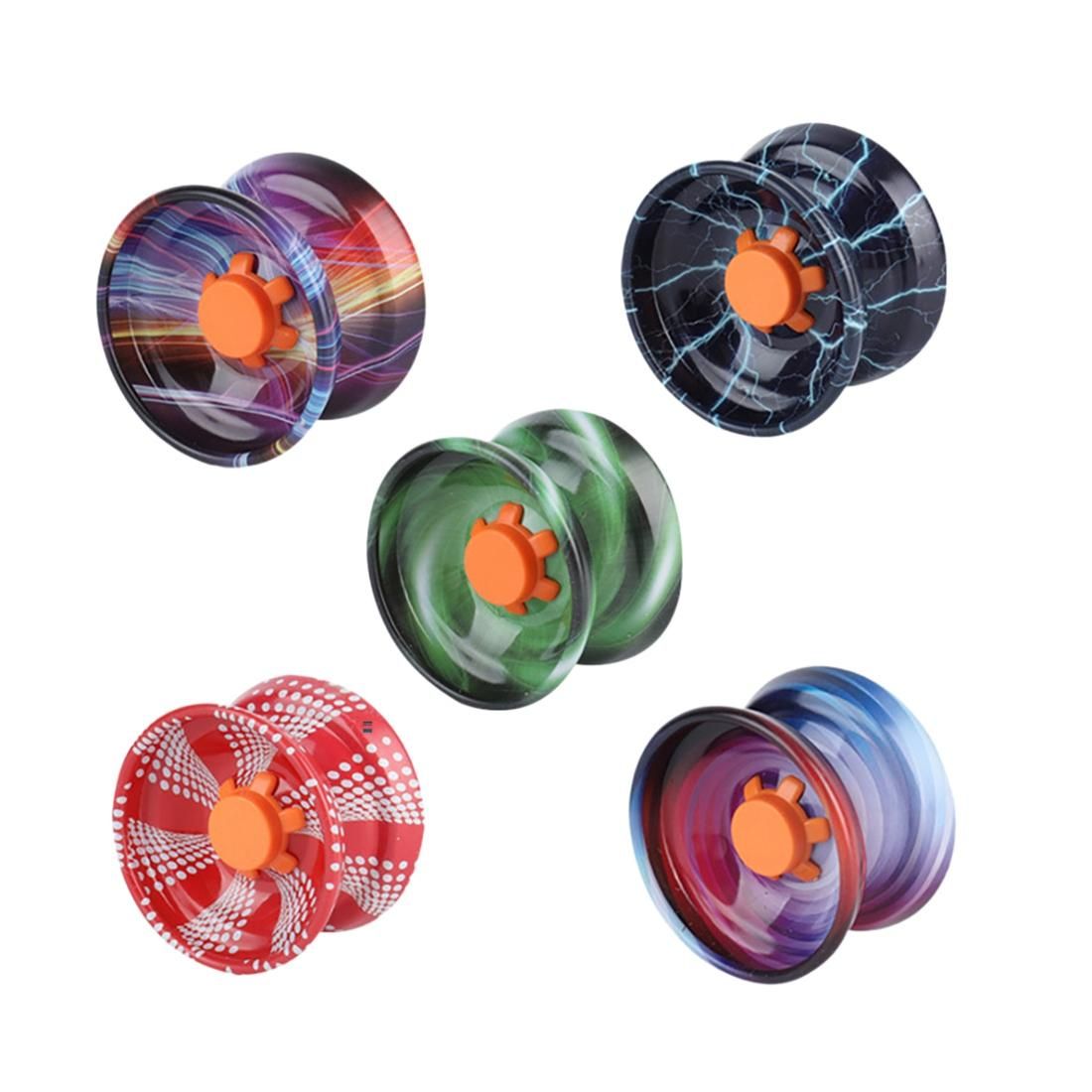 5Pcs Alloy Responsive Yoyo Balls Colorful