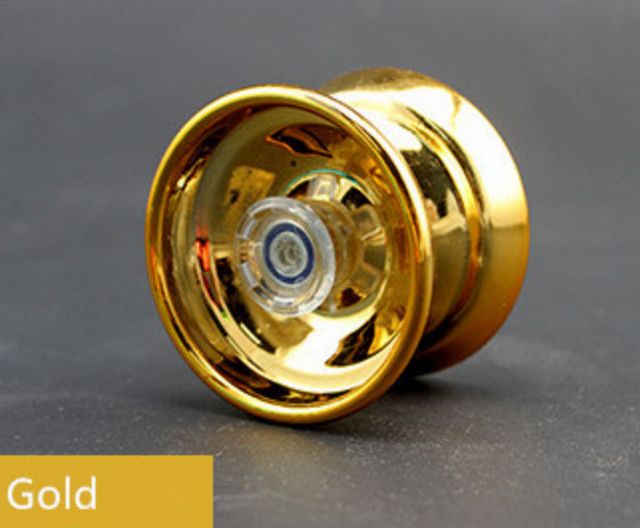 4 Colors Magic Yoyo Responsive High-speed Aluminum Alloy Yo-yo Lathe with Spinning String for Boys Girls Children Kids