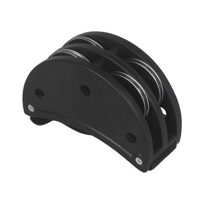 ABS Foot Tambourine With 2 Sets Metal Jingle Bell Cajon Box