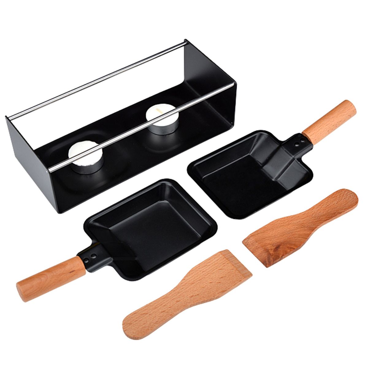 Cheese Raclette Set Cheese Melter Pan Non-Stick Raclette