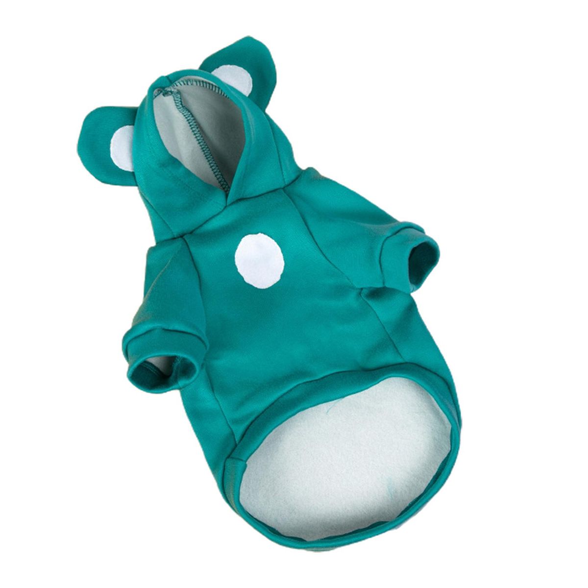 Pet Sweatshirt Bear Ear Cat Dog Hooded Two-legged Pullover Blue