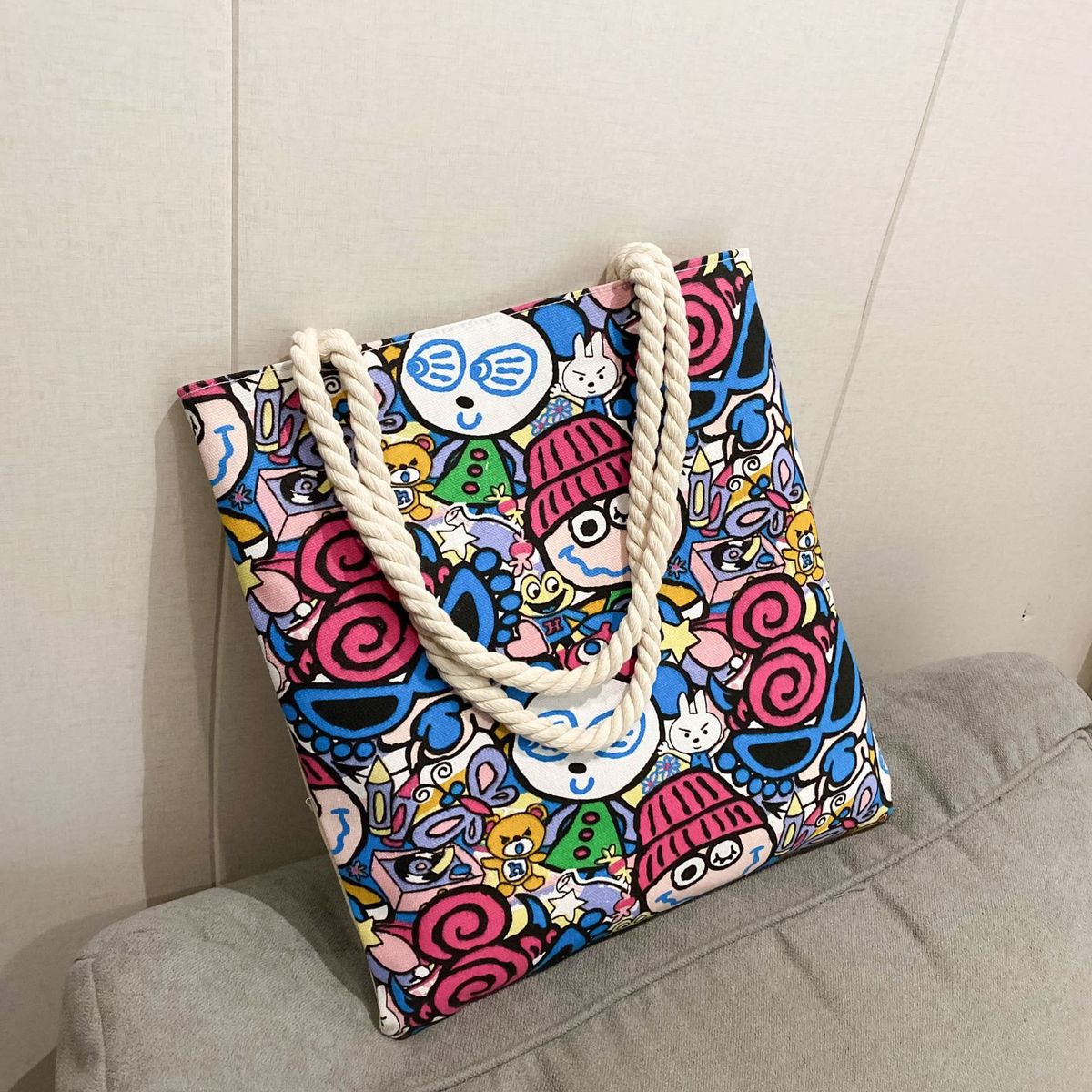 Women's Shoulder Bag Shopping Bag Canvas Bag Ladies Handbag