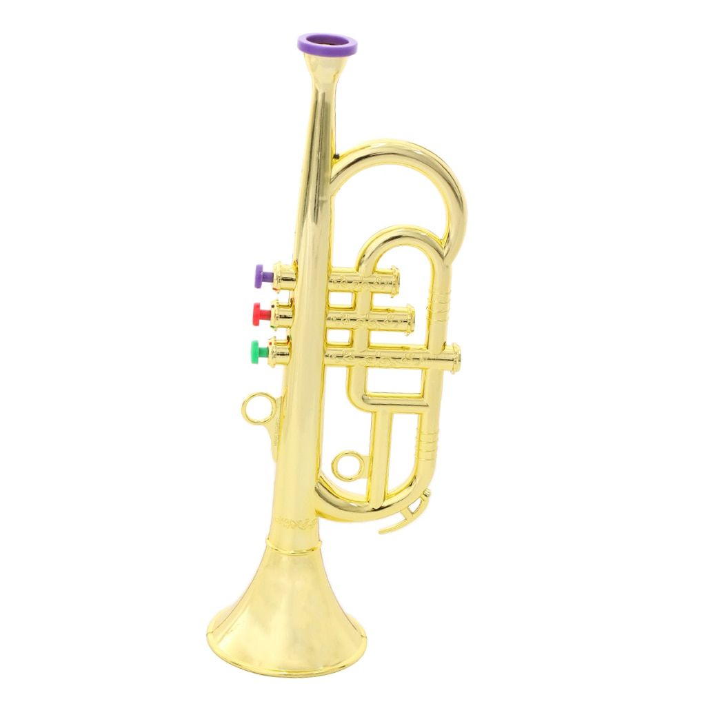 1 34cm Instrument Pcs Horn Children Plastic Trumpet Wind