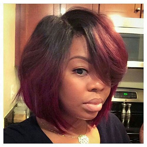 Ombre Bob Straight  Wig For Pretty Babes
