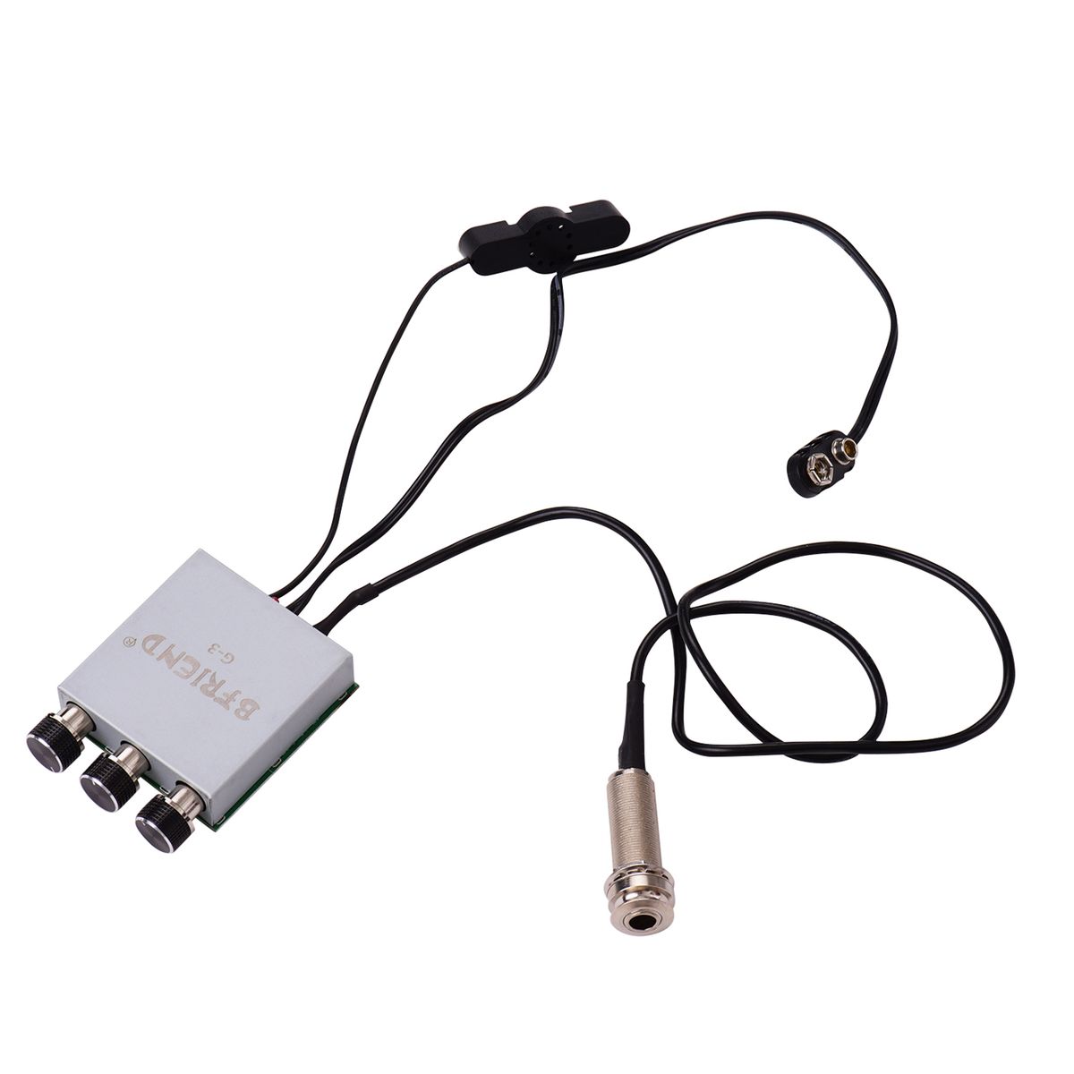 Acoustic Folk Classic Guitar Piezo Pickup Preamp Microphone