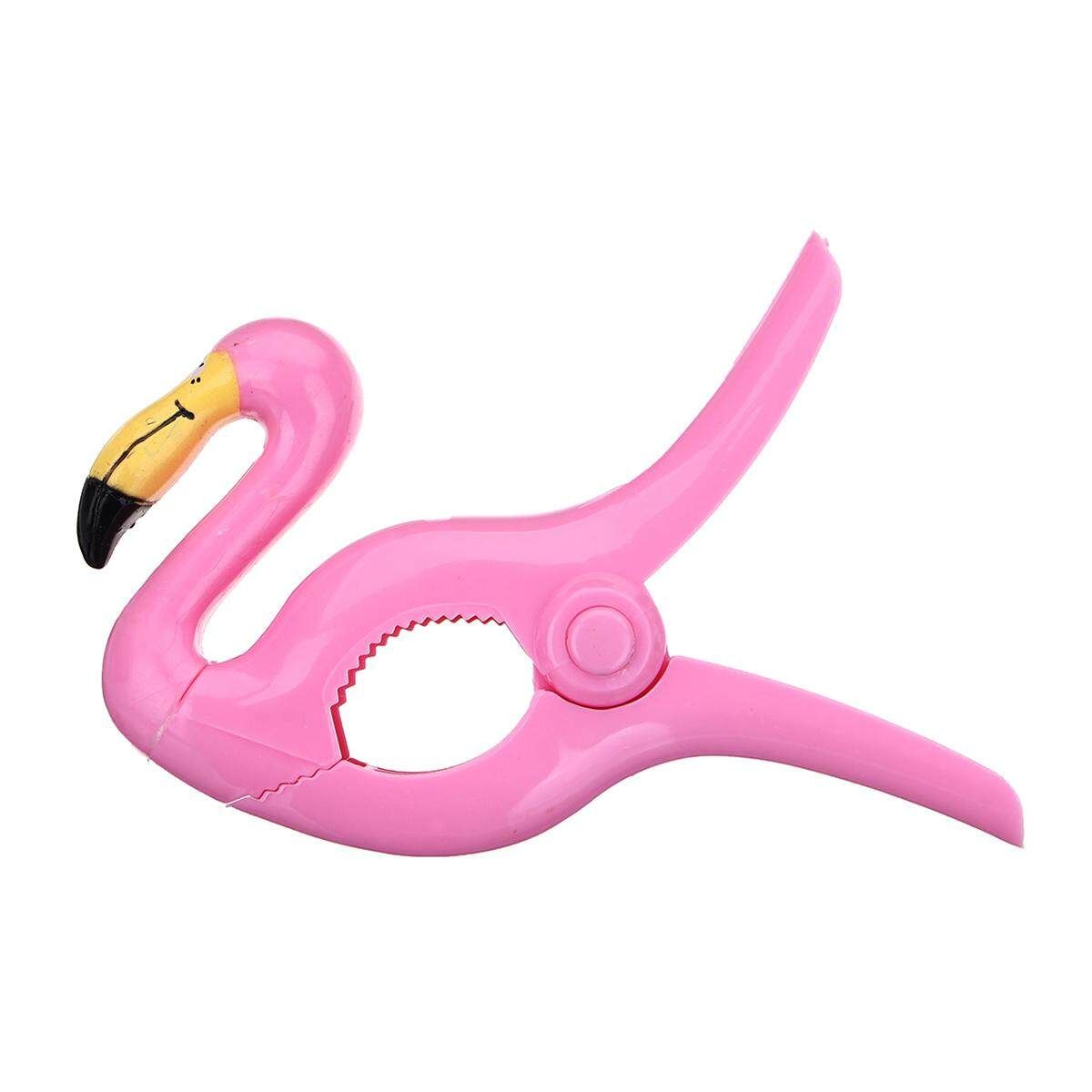 Plastic Beach Towel Large Clips Flamingo Shape Quilta Clothes Shoes Peg Grip