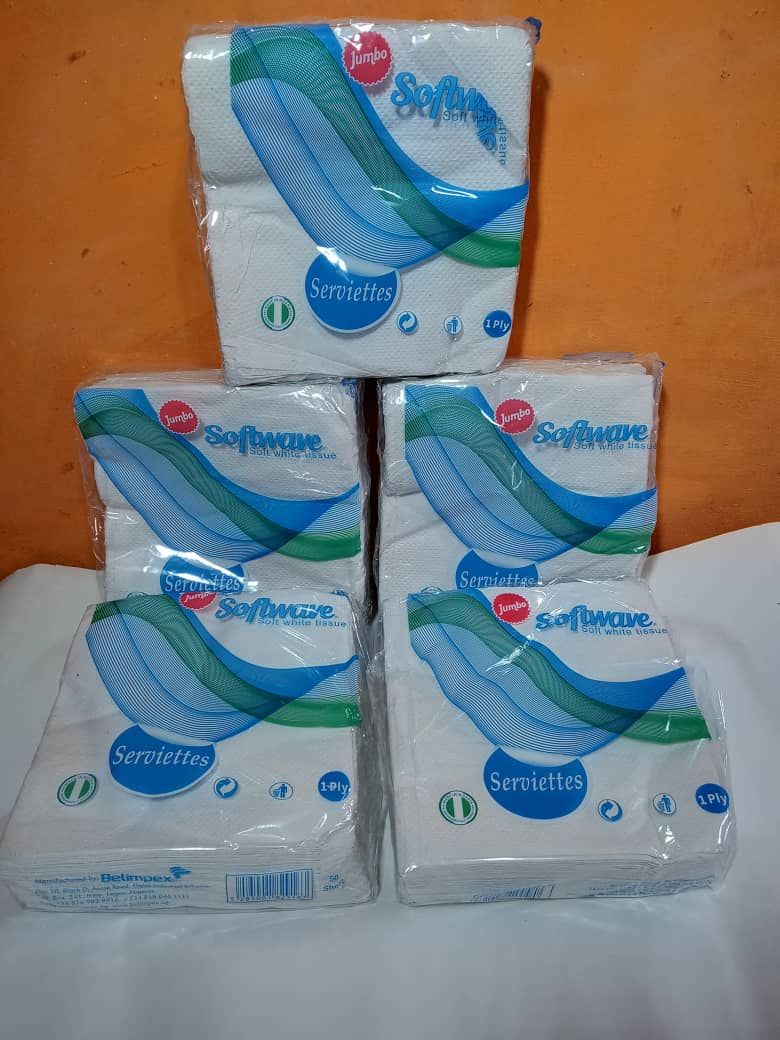 10 Pack Multi Purpose Softwave-White Serviette Paper