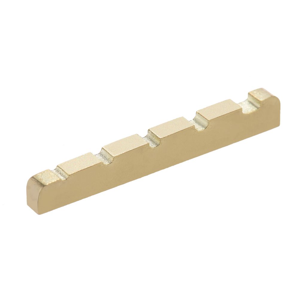 Pre-slotted Brass String Nut For 5-string Electric Bass