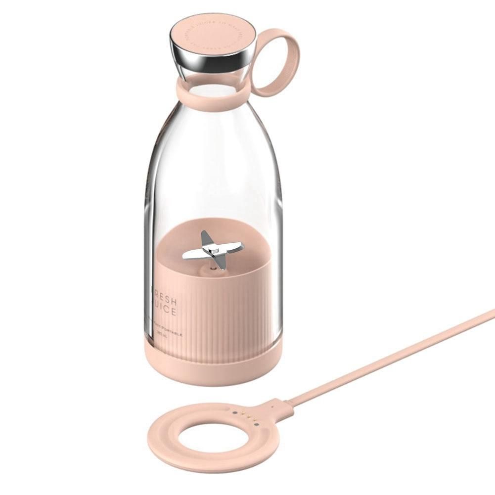 Portable Electric Juicer Blender Fruit Mixers Juicers Fruit Extractors Milkshake Multifunction Juice Maker Machine Pink