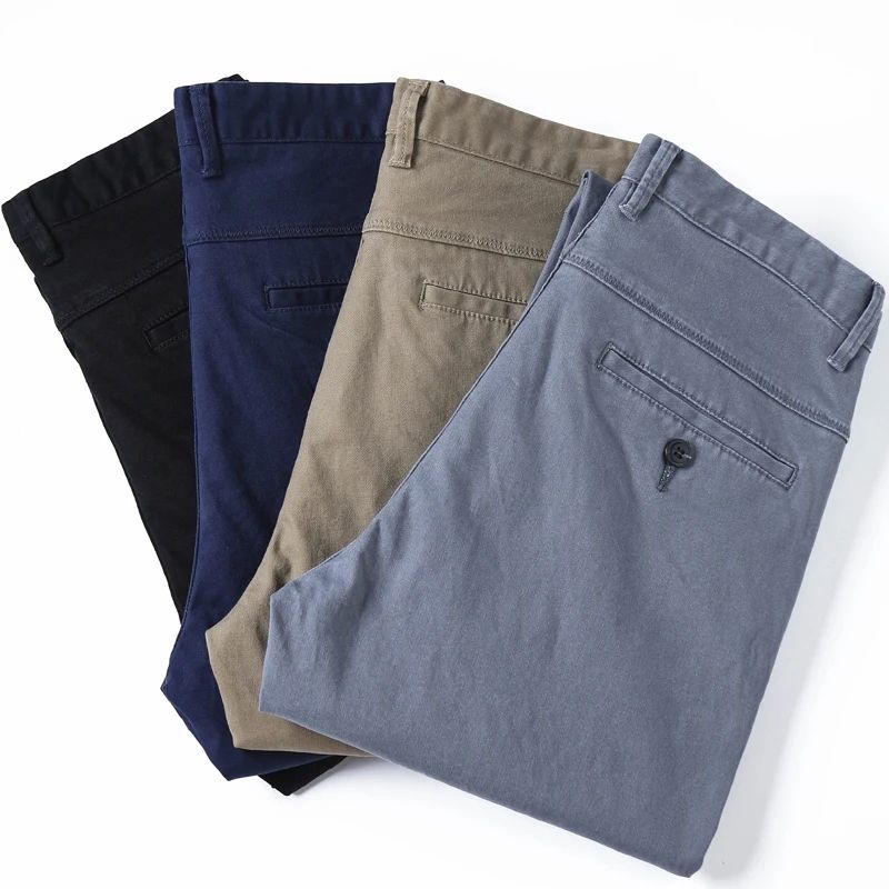 4in1 Top Quality Fashion Chinos: Black, Navy Blue, Carton, Grey