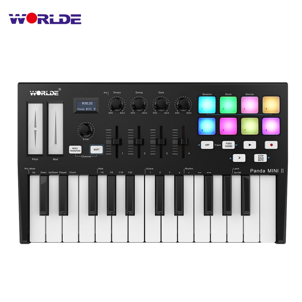 Panda MINI II 25-Key USB MIDI Keyboard Controller