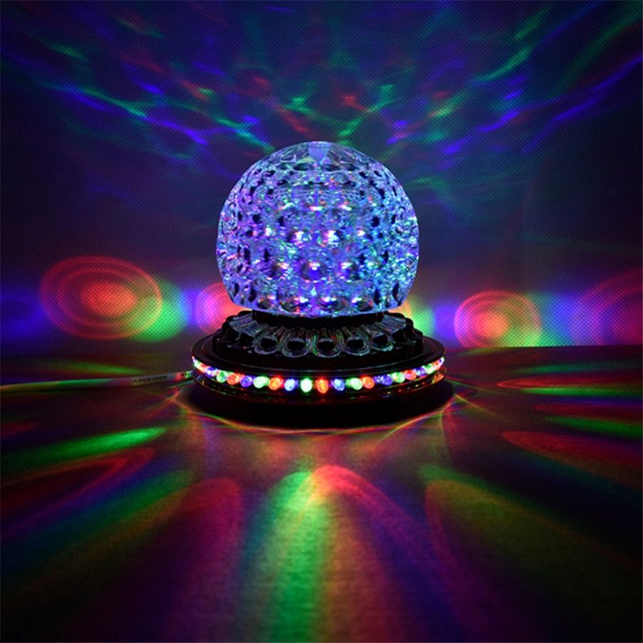 PAMNNY Colorful Rotating Disco Ball Stage Light Home Christmas KTV Party DJ Effect Lights