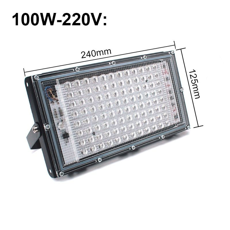 50W 100W LED UV Black Lights Stage Blacklight  Flood Effect Light For Halloween Xmas