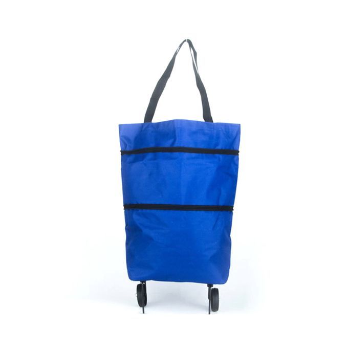 Shopping Trolley Bag Portable Oxford Folable Tote Cart