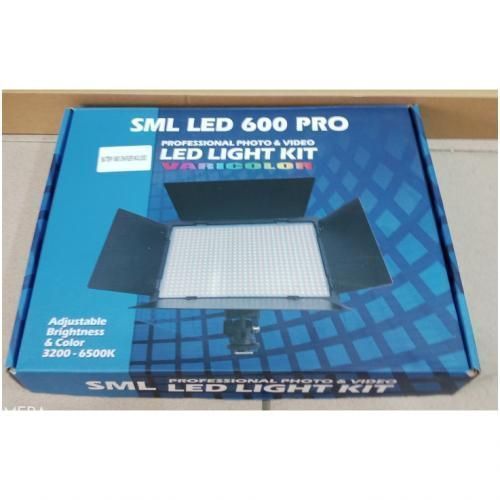 Professional Video And Photo Led 600 Light Kit With Varicolour And Tripod + 2battery And Charger