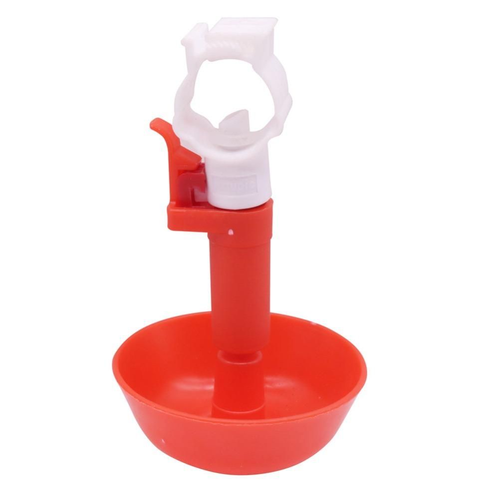20pcs New Hanging Cup Nipple Drinker Water Pipe 25mm Match Chicken Birds Pigeons Universal Drinking Cup