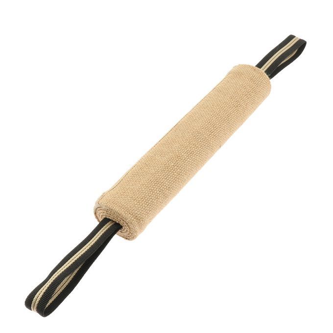 Pet Dog Play Chew Dummy Jute Biting Roll Toy Training Supplies With M