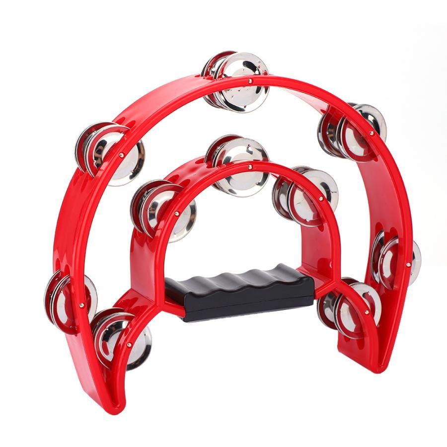 Handbell Percussion Double Double Tambourine Row Round Half