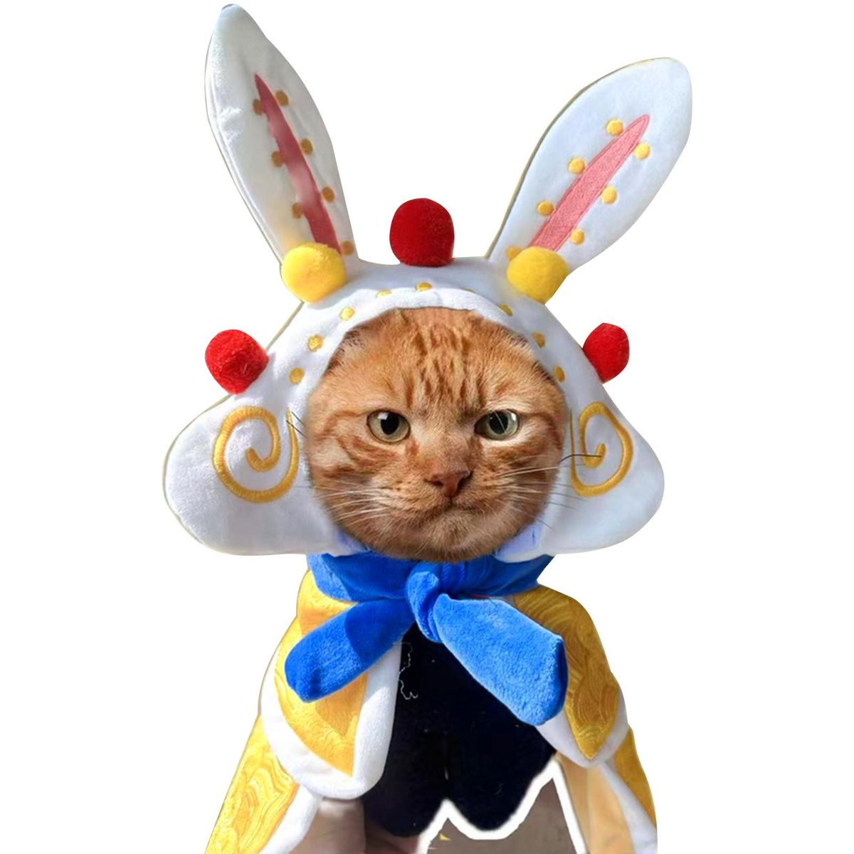 Dog Cloak General Rabbit Dog Cloak Yellow