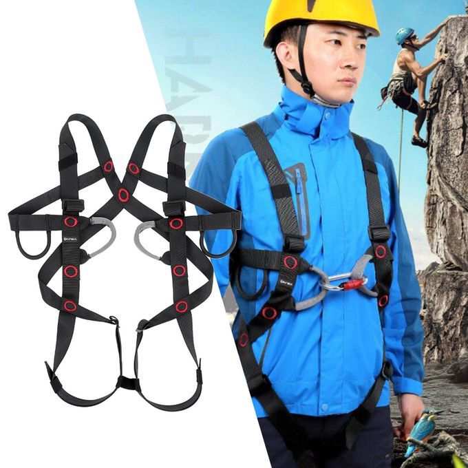 Lightweight Full Body Harness Seat Belt Climbing Safety For